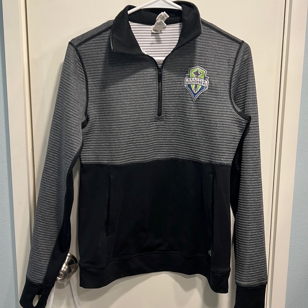 Adidas Seattle Sounders 1/4 zip Pullover Size S